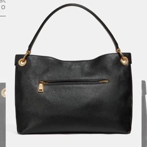 Coach Black Leather Clarkson Hobo Bag